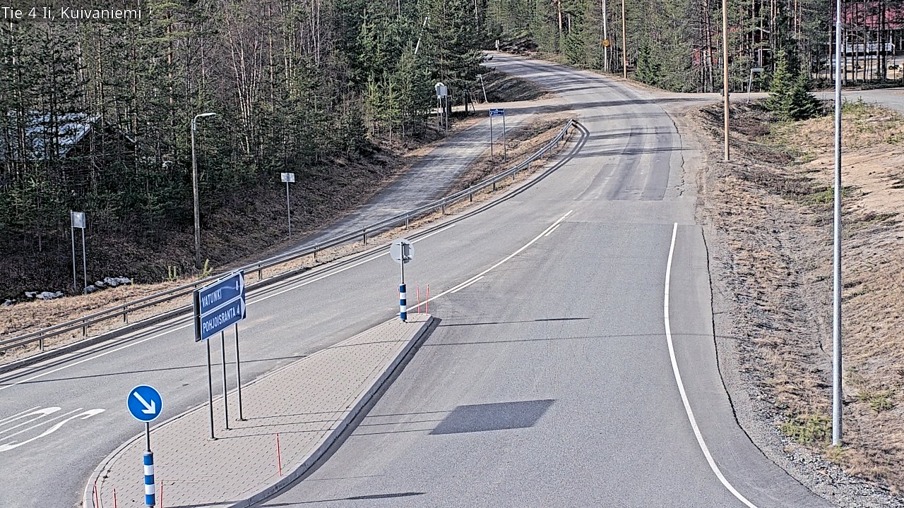 Weather Camera Image Road 4 Ii, Kuivaniemi, Ii, Pohjois-Pohjanmaa