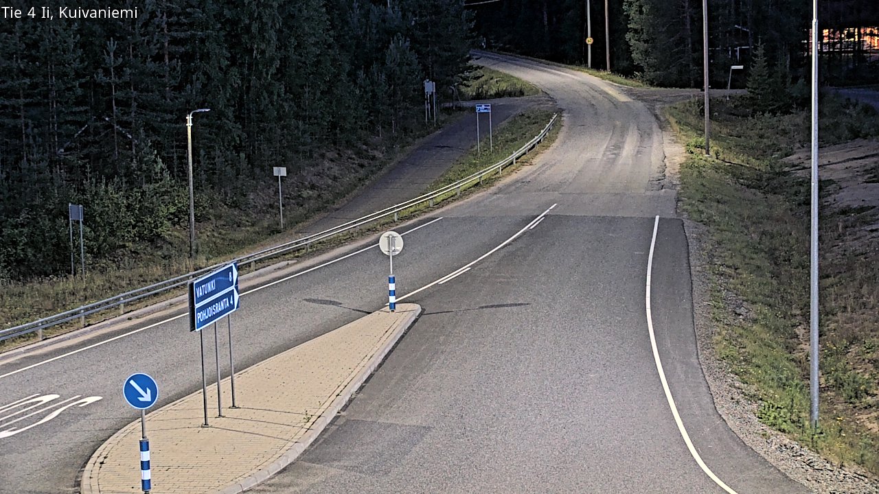 Weather Camera Image Väg 4 Ii, Kuivaniemi, Ii, Pohjois-Pohjanmaa