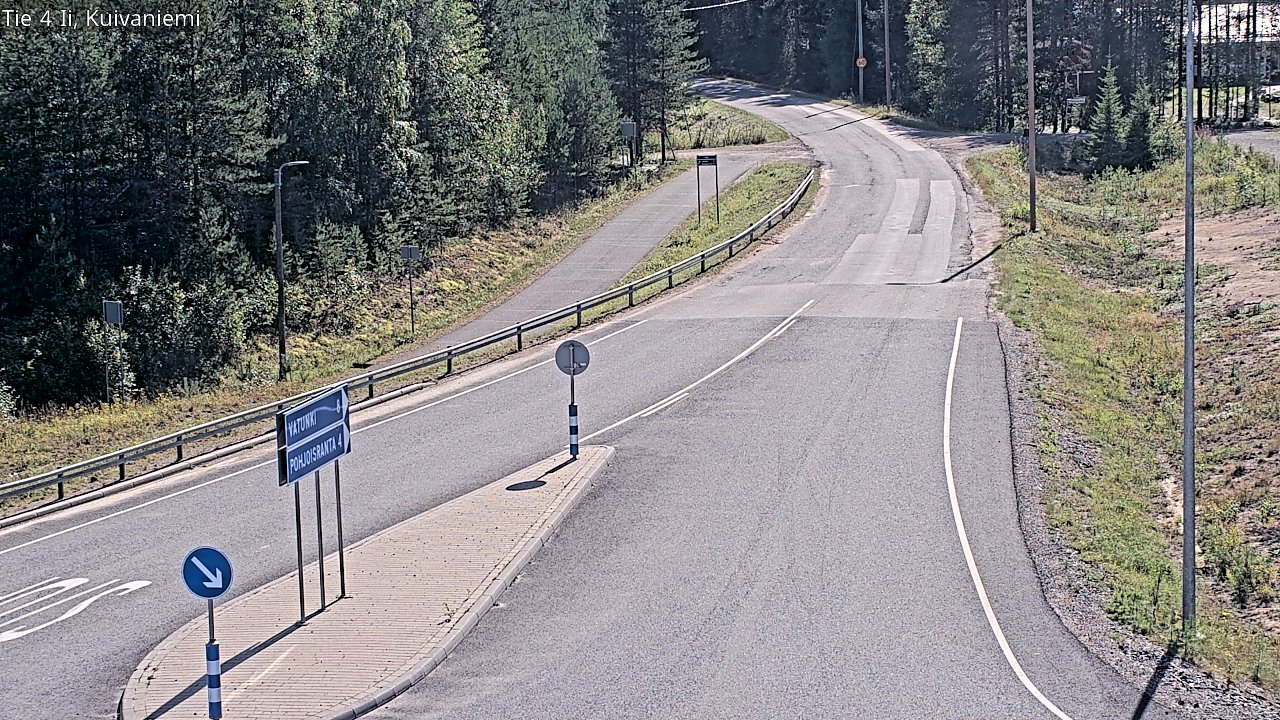 Weather Camera Image Väg 4 Ii, Kuivaniemi, Ii, Pohjois-Pohjanmaa
