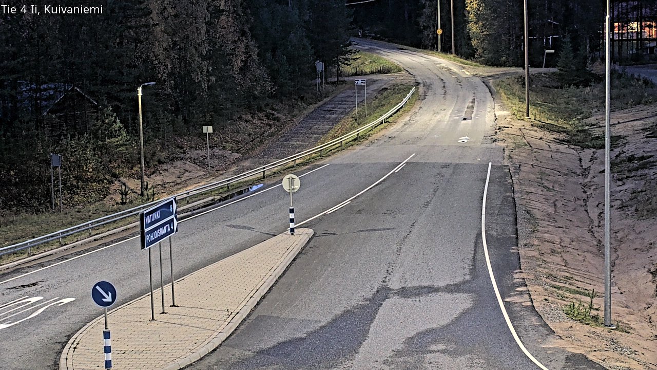 Weather Camera Image Road 4 Ii, Kuivaniemi, Ii, Pohjois-Pohjanmaa