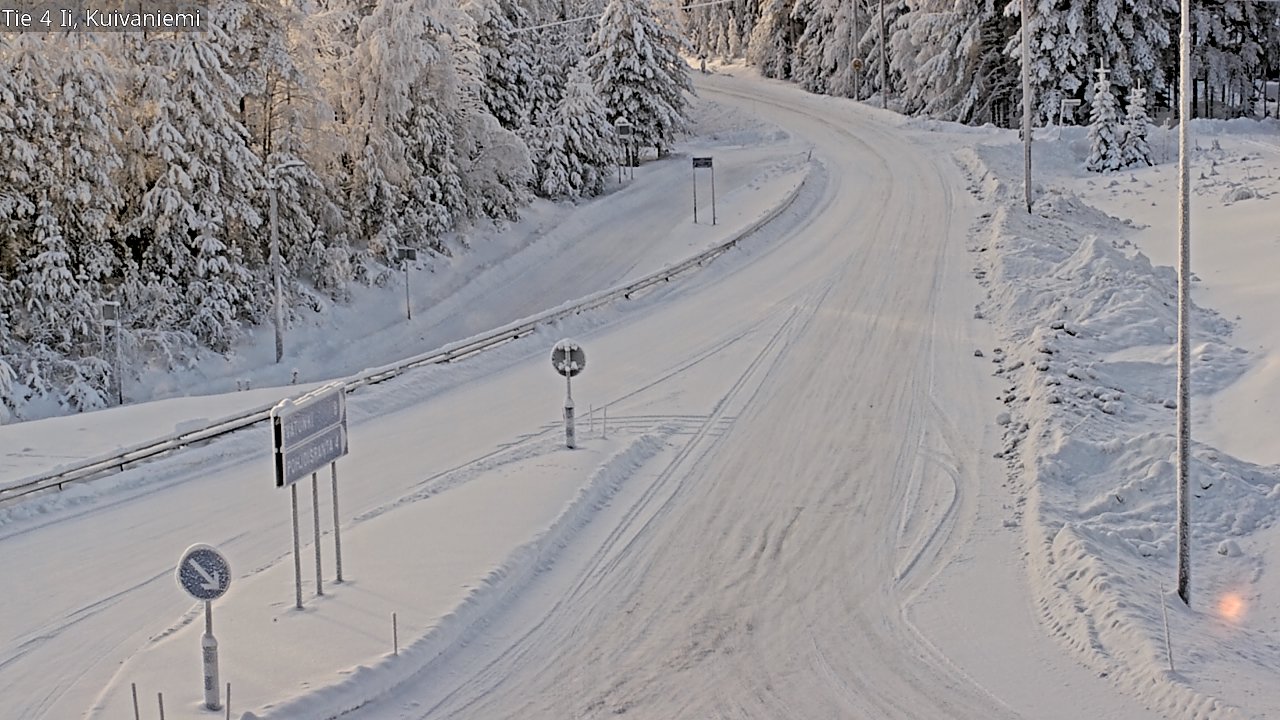 Weather Camera Image Väg 4 Ii, Kuivaniemi, Ii, Pohjois-Pohjanmaa