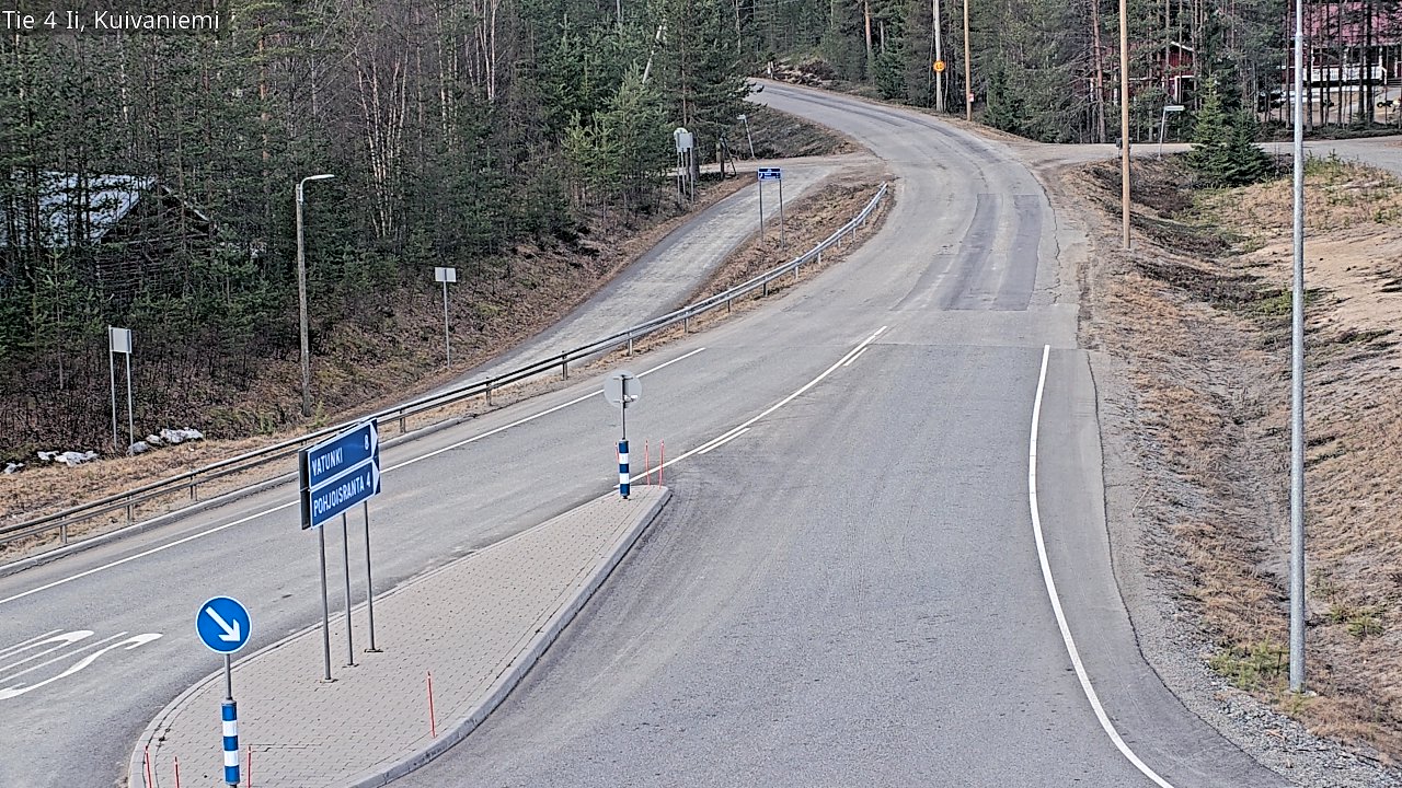 Weather Camera Image Road 4 Ii, Kuivaniemi, Ii, Pohjois-Pohjanmaa