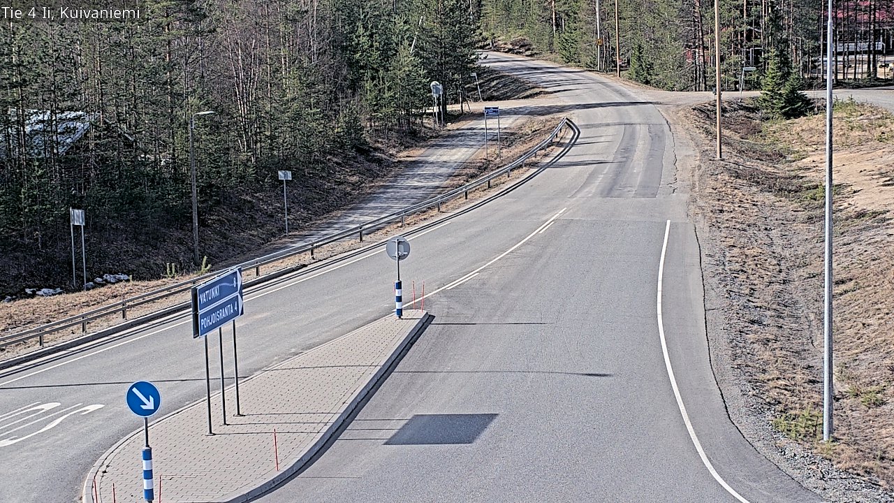 Weather Camera Image Road 4 Ii, Kuivaniemi, Ii, Pohjois-Pohjanmaa