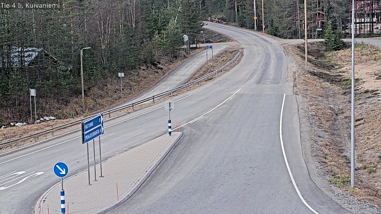 Weather Camera Image Road 4 Ii, Kuivaniemi, Ii, Pohjois-Pohjanmaa