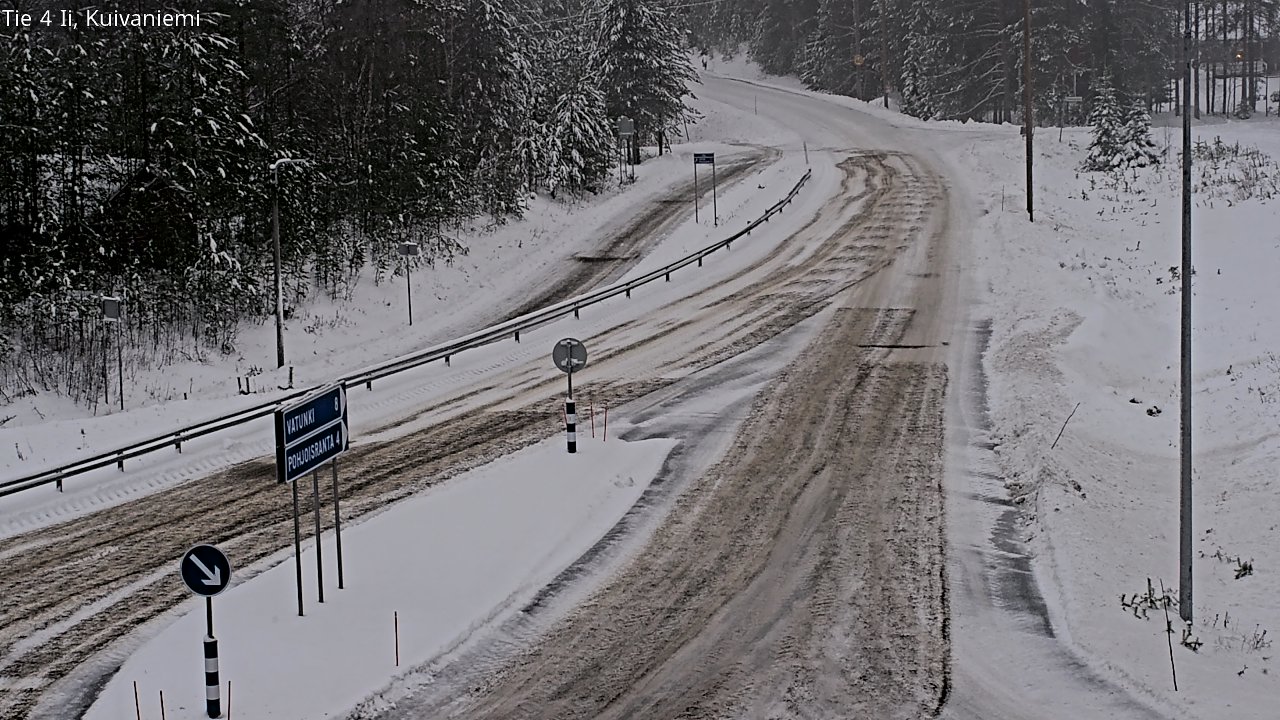Weather Camera Image Väg 4 Ii, Kuivaniemi, Ii, Pohjois-Pohjanmaa