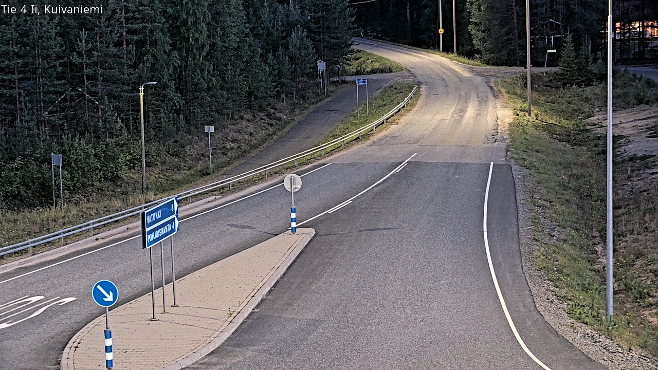 Weather Camera Image Väg 4 Ii, Kuivaniemi, Ii, Pohjois-Pohjanmaa