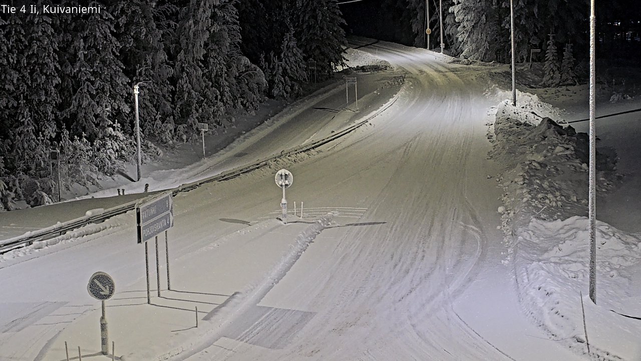 Weather Camera Image Väg 4 Ii, Kuivaniemi, Ii, Pohjois-Pohjanmaa