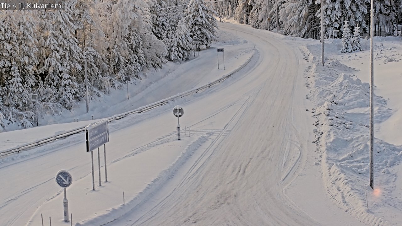 Weather Camera Image Väg 4 Ii, Kuivaniemi, Ii, Pohjois-Pohjanmaa