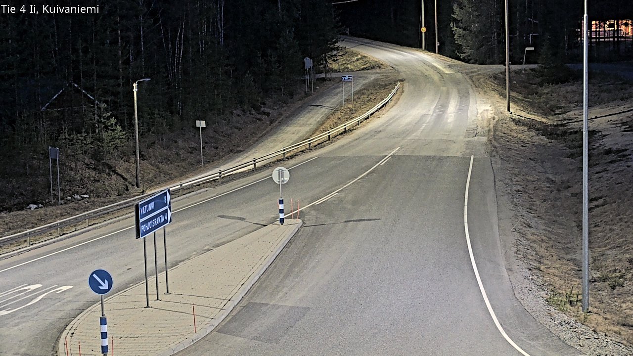Weather Camera Image Road 4 Ii, Kuivaniemi, Ii, Pohjois-Pohjanmaa