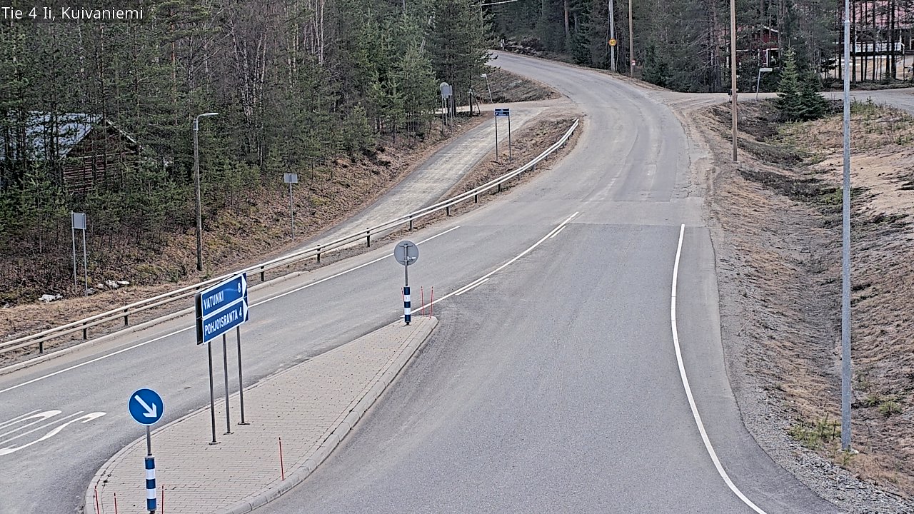Weather Camera Image Road 4 Ii, Kuivaniemi, Ii, Pohjois-Pohjanmaa
