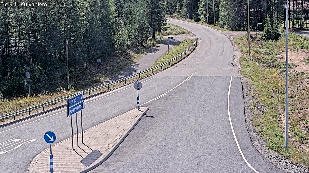Weather Camera Image Road 4 Ii, Kuivaniemi, Ii, Pohjois-Pohjanmaa