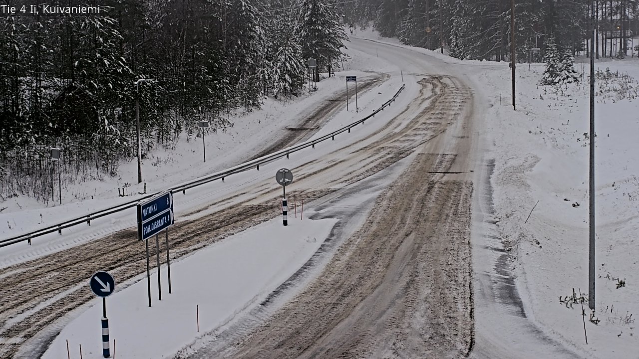 Weather Camera Image Väg 4 Ii, Kuivaniemi, Ii, Pohjois-Pohjanmaa