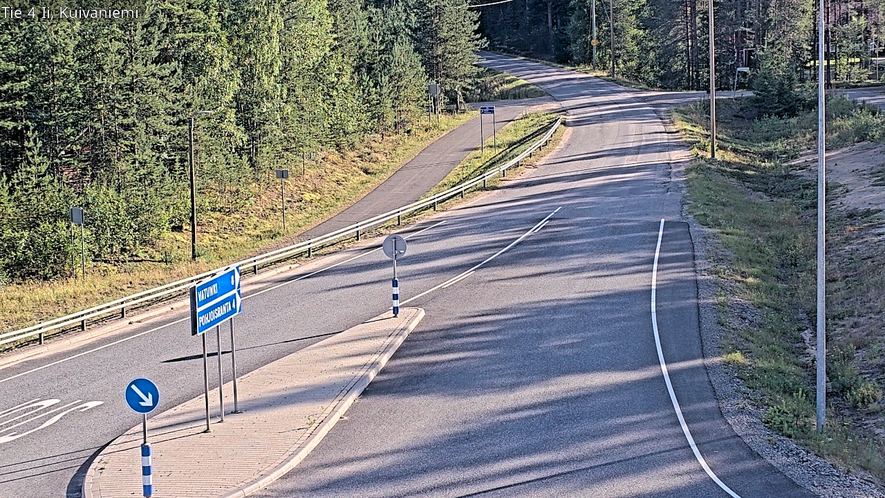 Weather Camera Image Väg 4 Ii, Kuivaniemi, Ii, Pohjois-Pohjanmaa