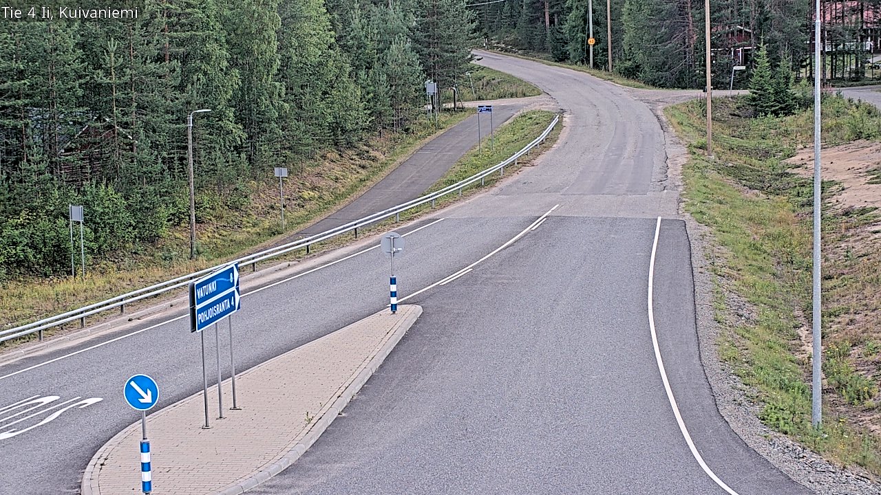 Weather Camera Image Väg 4 Ii, Kuivaniemi, Ii, Pohjois-Pohjanmaa