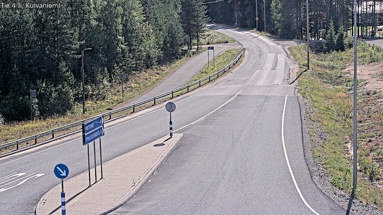 Weather Camera Image Road 4 Ii, Kuivaniemi, Ii, Pohjois-Pohjanmaa