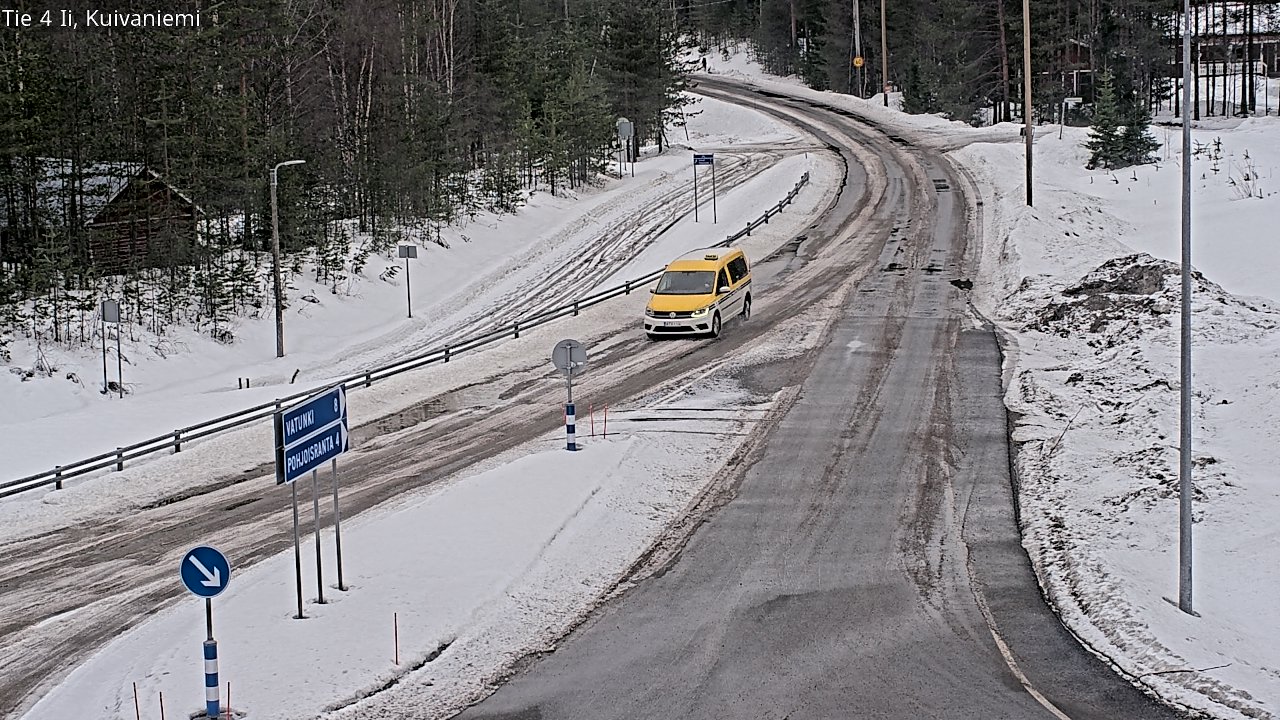 Weather Camera Image Väg 4 Ii, Kuivaniemi, Ii, Pohjois-Pohjanmaa