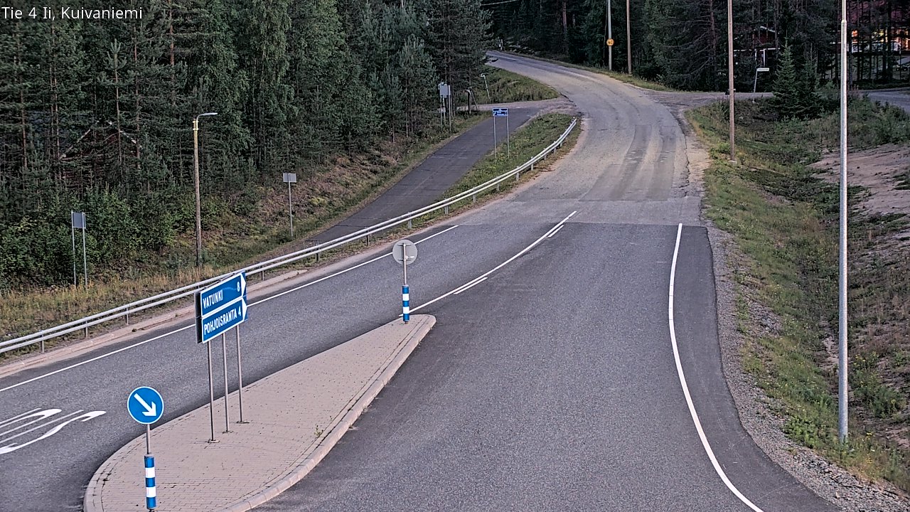 Weather Camera Image Väg 4 Ii, Kuivaniemi, Ii, Pohjois-Pohjanmaa