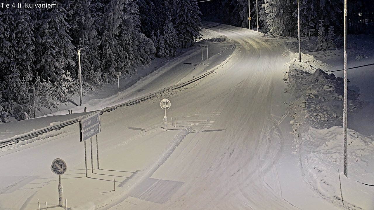 Weather Camera Image Väg 4 Ii, Kuivaniemi, Ii, Pohjois-Pohjanmaa