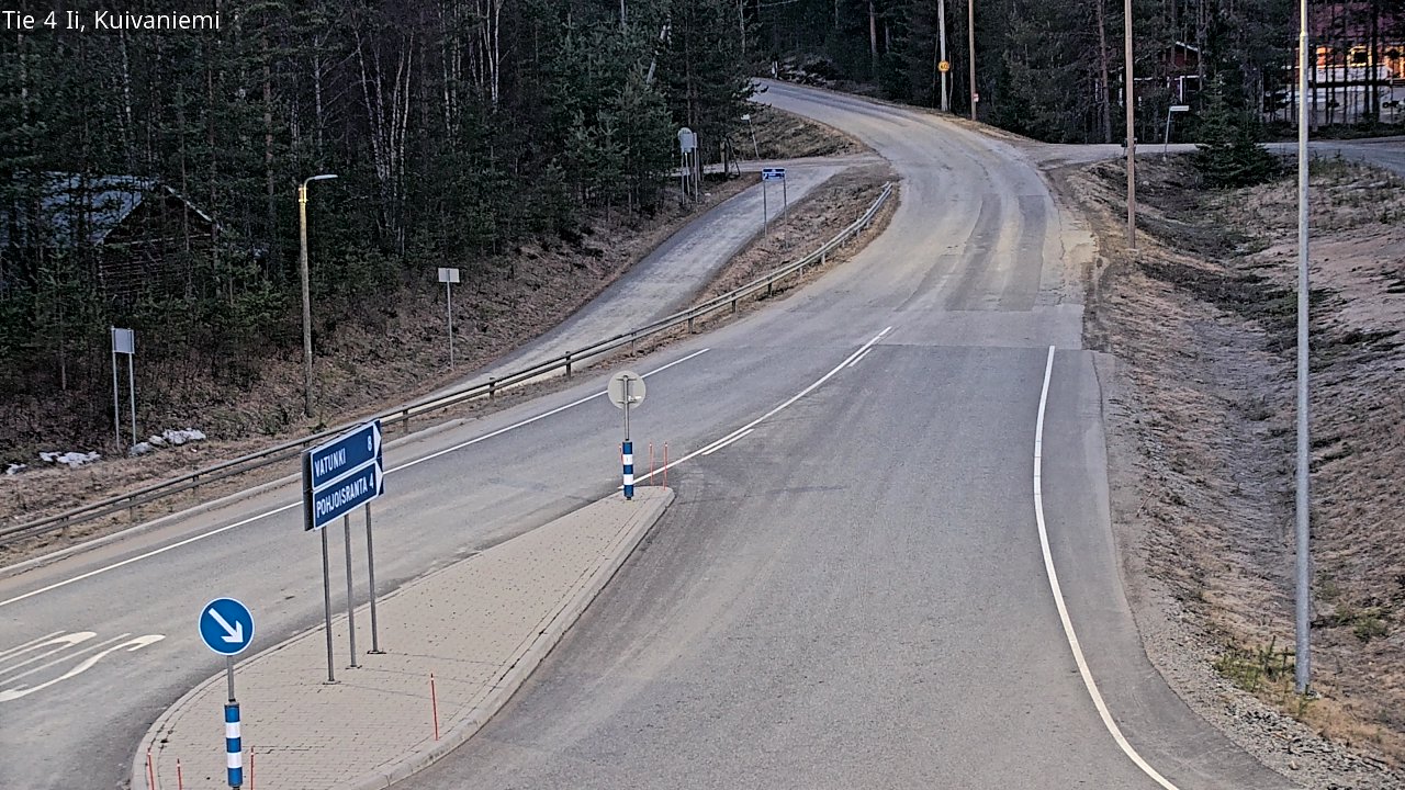 Weather Camera Image Road 4 Ii, Kuivaniemi, Ii, Pohjois-Pohjanmaa