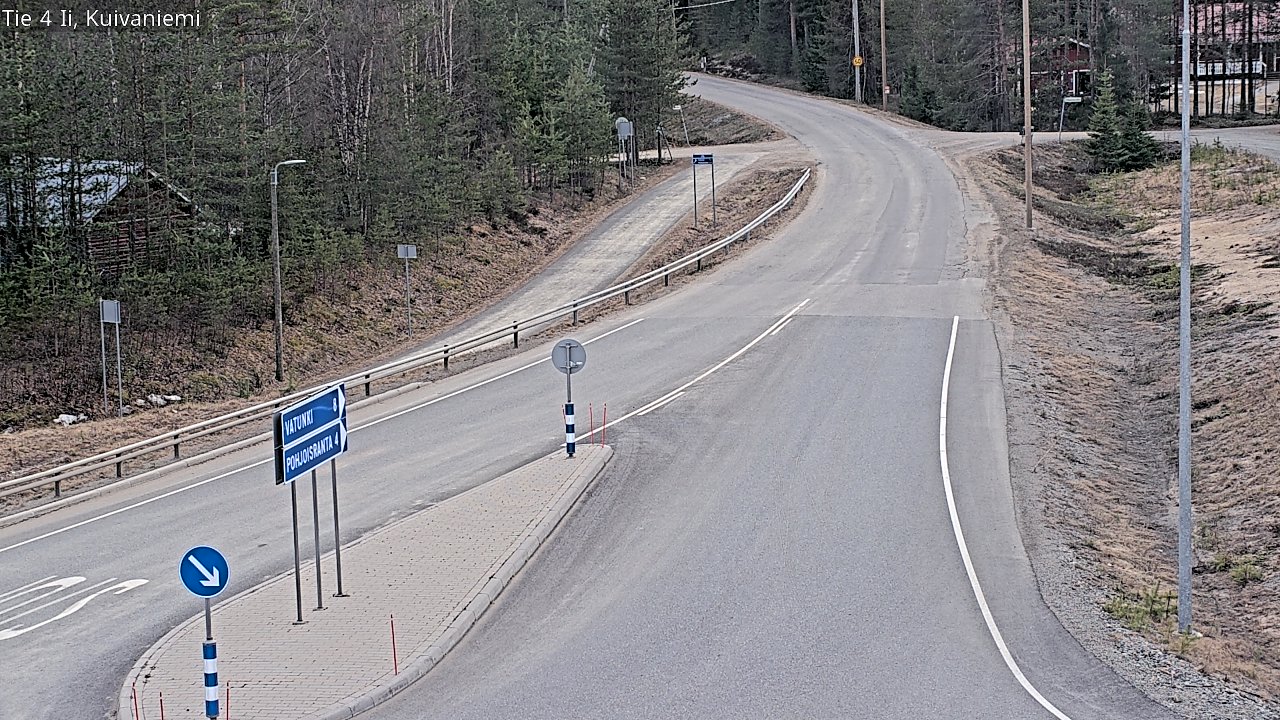 Weather Camera Image Road 4 Ii, Kuivaniemi, Ii, Pohjois-Pohjanmaa
