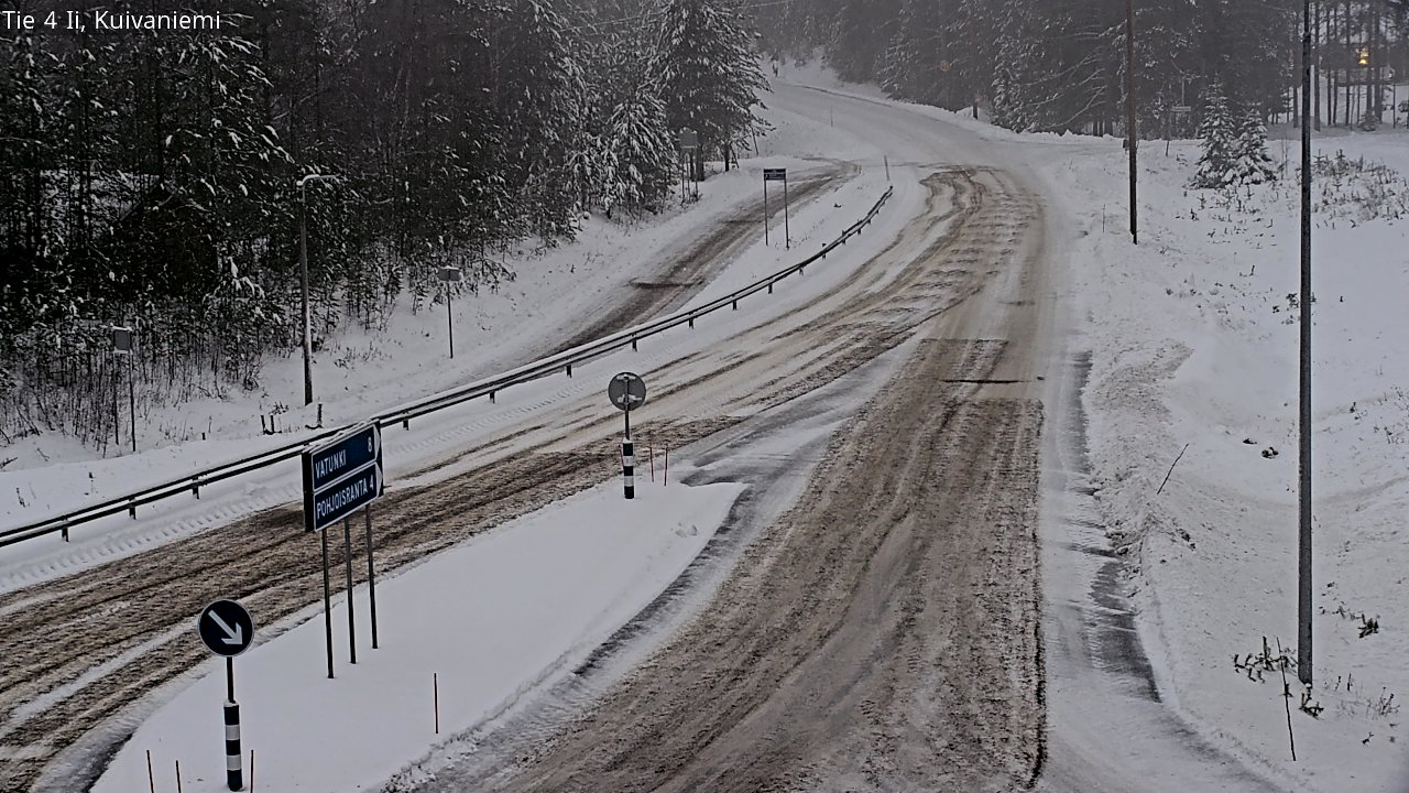 Weather Camera Image Väg 4 Ii, Kuivaniemi, Ii, Pohjois-Pohjanmaa