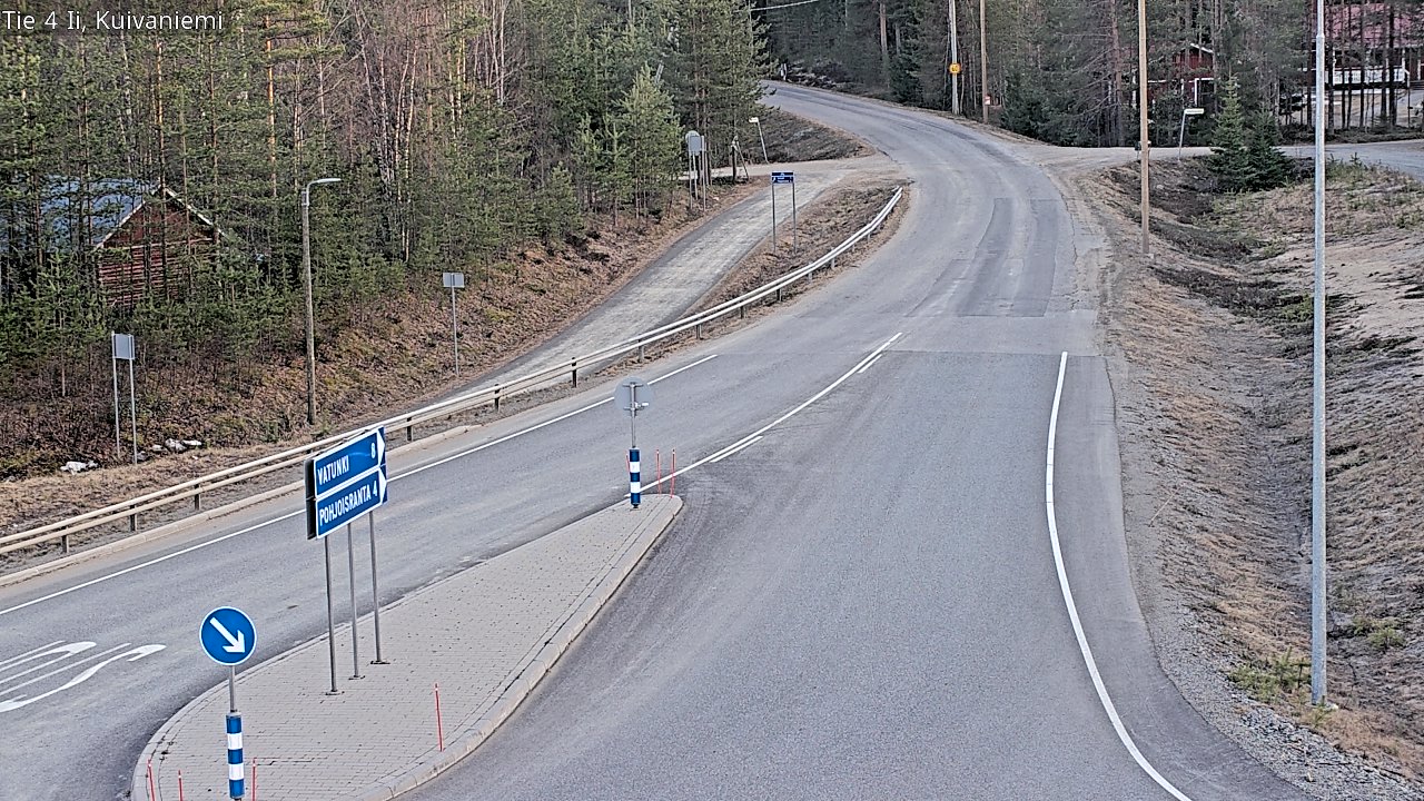 Weather Camera Image Road 4 Ii, Kuivaniemi, Ii, Pohjois-Pohjanmaa
