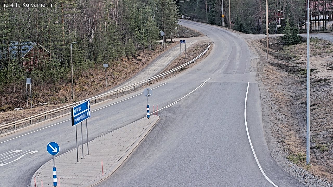 Weather Camera Image Road 4 Ii, Kuivaniemi, Ii, Pohjois-Pohjanmaa