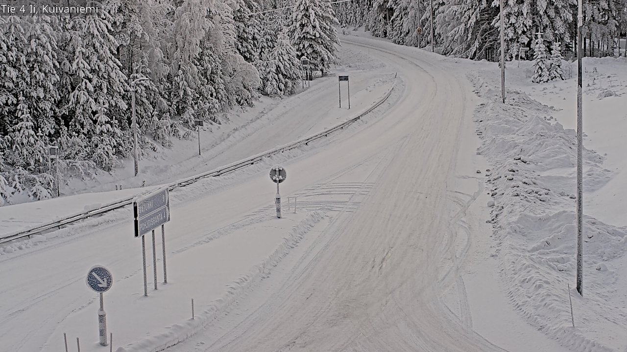 Weather Camera Image Väg 4 Ii, Kuivaniemi, Ii, Pohjois-Pohjanmaa