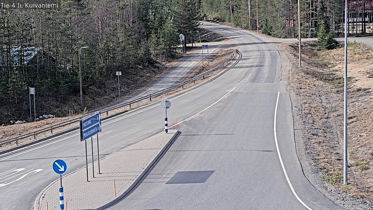 Weather Camera Image Road 4 Ii, Kuivaniemi, Ii, Pohjois-Pohjanmaa