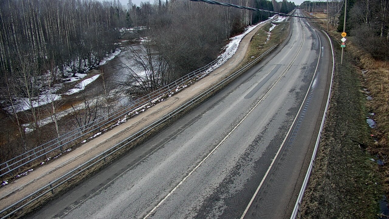 Weather Camera Image Väg 4 Liminka, Alatemmes, Liminka, Pohjois-Pohjanmaa