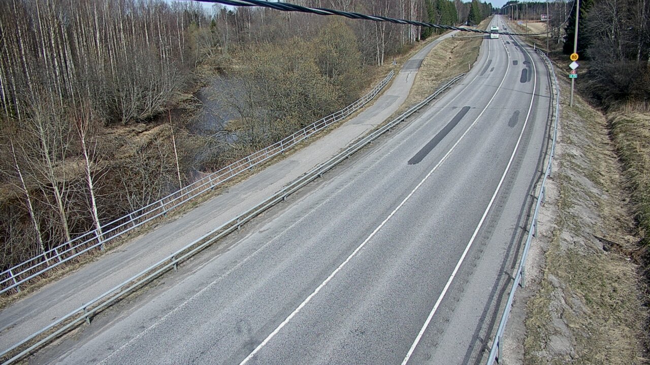Weather Camera Image Väg 4 Liminka, Alatemmes, Liminka, Pohjois-Pohjanmaa