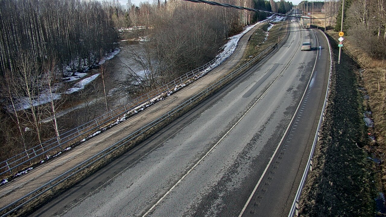 Weather Camera Image Väg 4 Liminka, Alatemmes, Liminka, Pohjois-Pohjanmaa