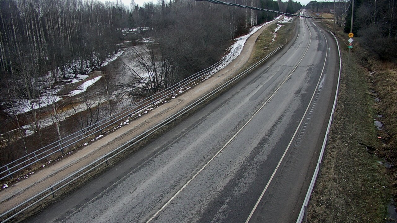 Weather Camera Image Väg 4 Liminka, Alatemmes, Liminka, Pohjois-Pohjanmaa