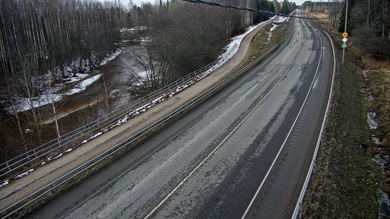 Weather Camera Image Road 4 Liminka, Alatemmes, Liminka, Pohjois-Pohjanmaa