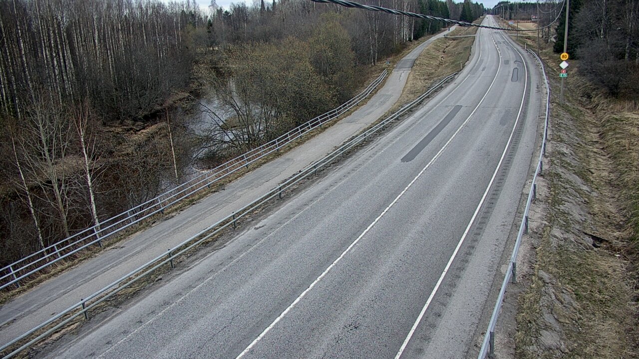 Weather Camera Image Väg 4 Liminka, Alatemmes, Liminka, Pohjois-Pohjanmaa