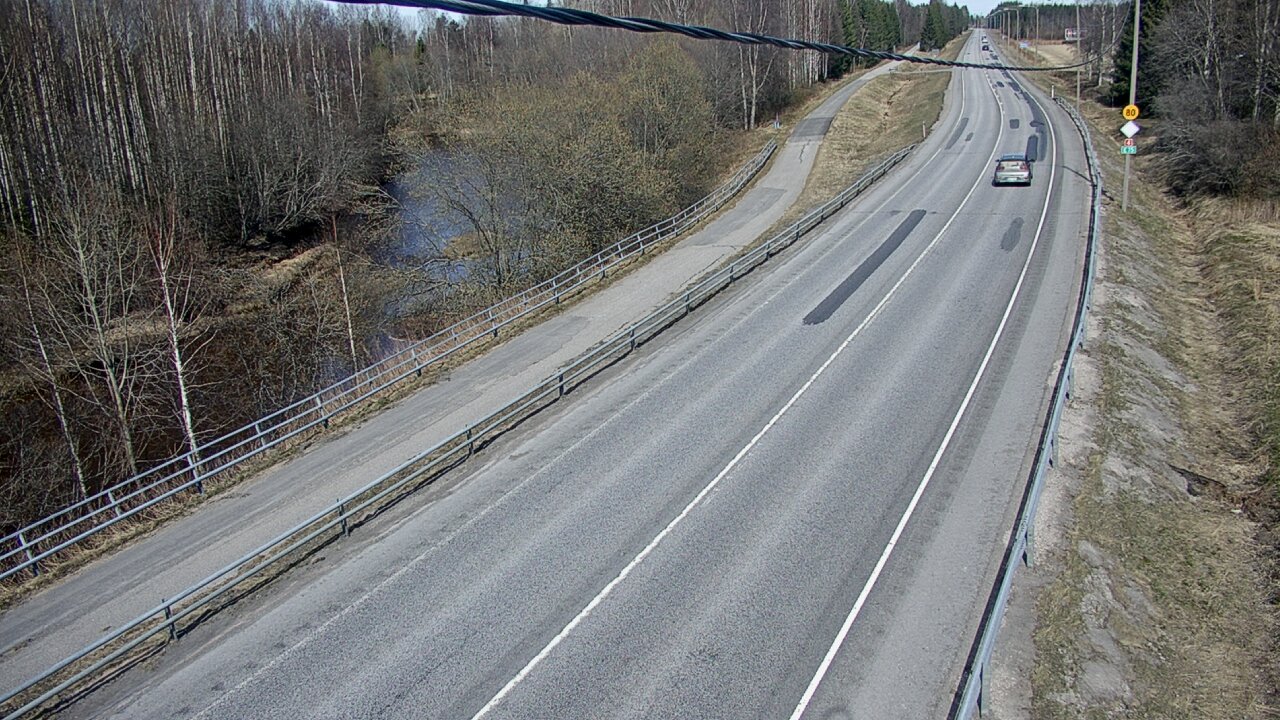 Weather Camera Image Väg 4 Liminka, Alatemmes, Liminka, Pohjois-Pohjanmaa