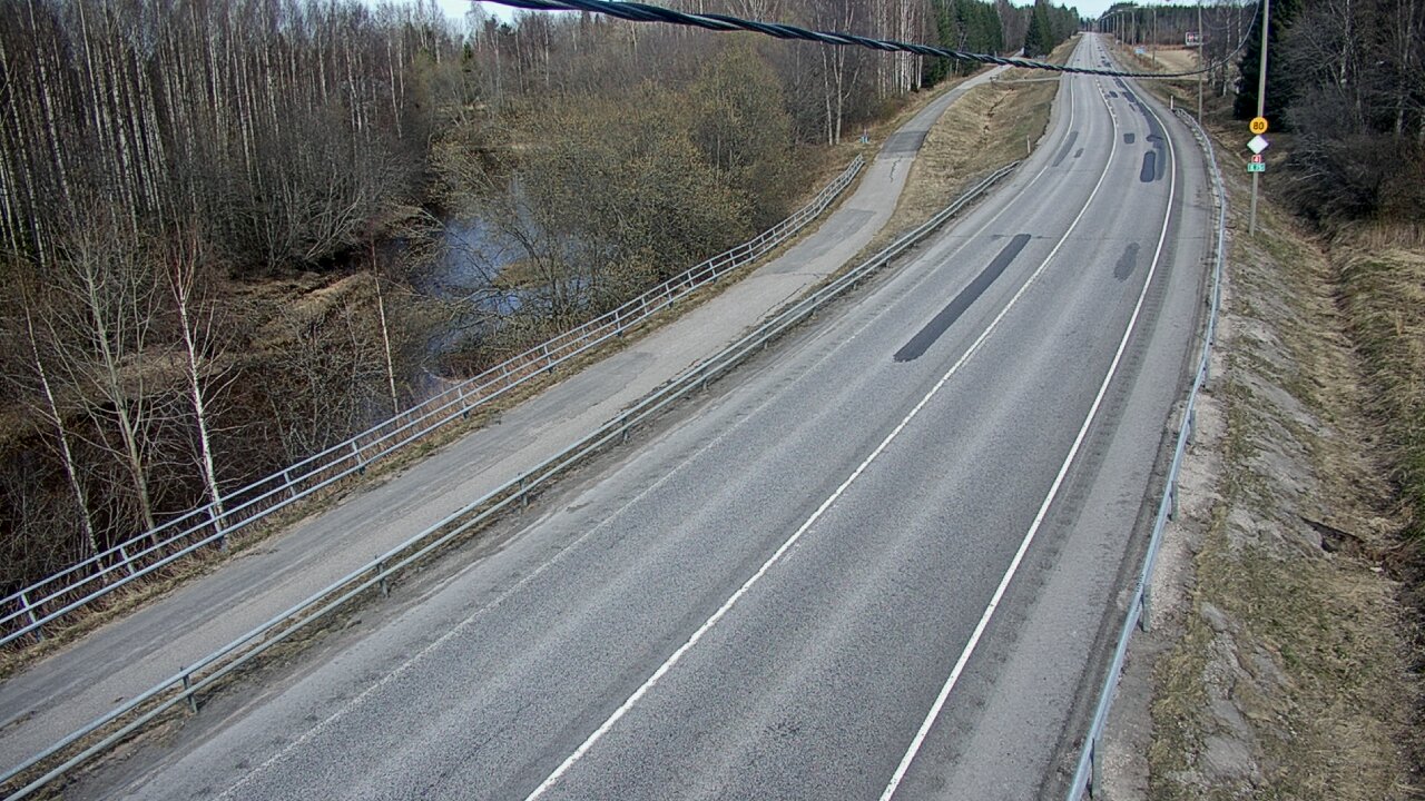 Weather Camera Image Väg 4 Liminka, Alatemmes, Liminka, Pohjois-Pohjanmaa
