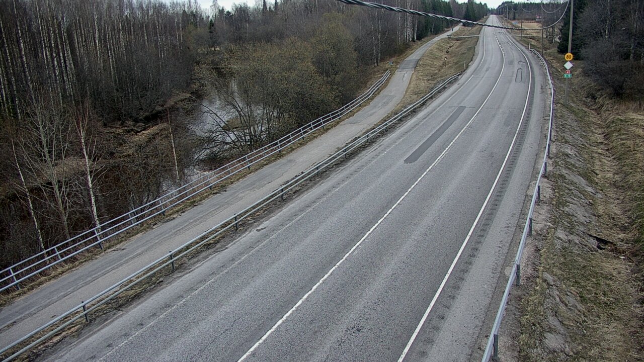Weather Camera Image Väg 4 Liminka, Alatemmes, Liminka, Pohjois-Pohjanmaa