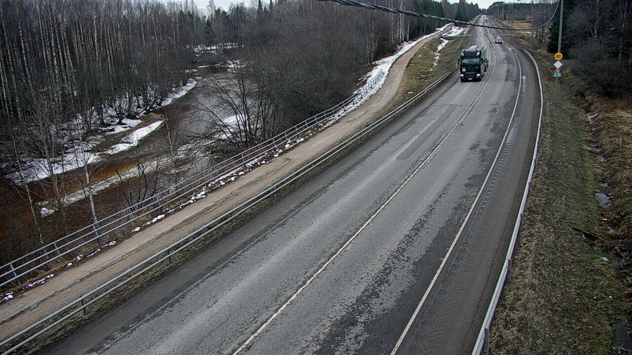 Weather Camera Image Väg 4 Liminka, Alatemmes, Liminka, Pohjois-Pohjanmaa