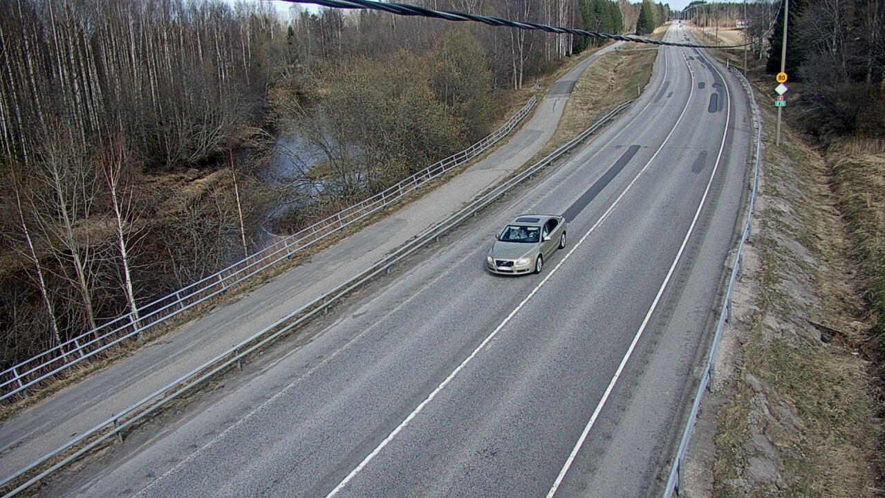 Weather Camera Image Väg 4 Liminka, Alatemmes, Liminka, Pohjois-Pohjanmaa
