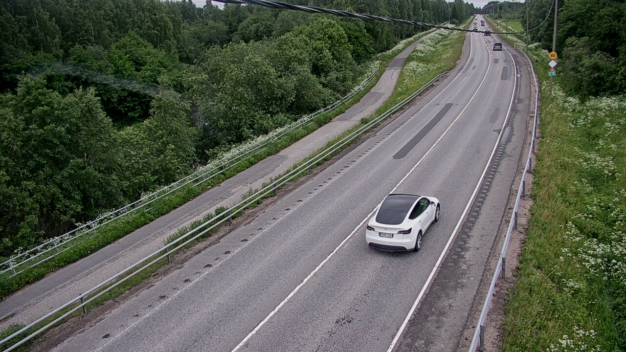 Weather Camera Image Road 4 Liminka, Alatemmes, Liminka, Pohjois-Pohjanmaa