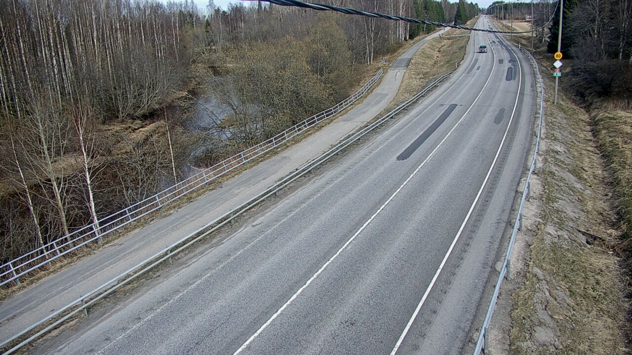 Weather Camera Image Väg 4 Liminka, Alatemmes, Liminka, Pohjois-Pohjanmaa