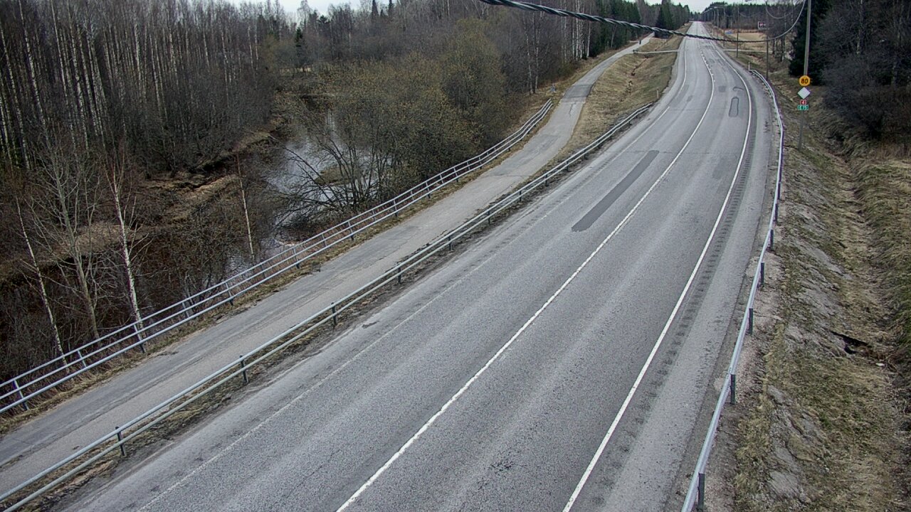 Weather Camera Image Väg 4 Liminka, Alatemmes, Liminka, Pohjois-Pohjanmaa