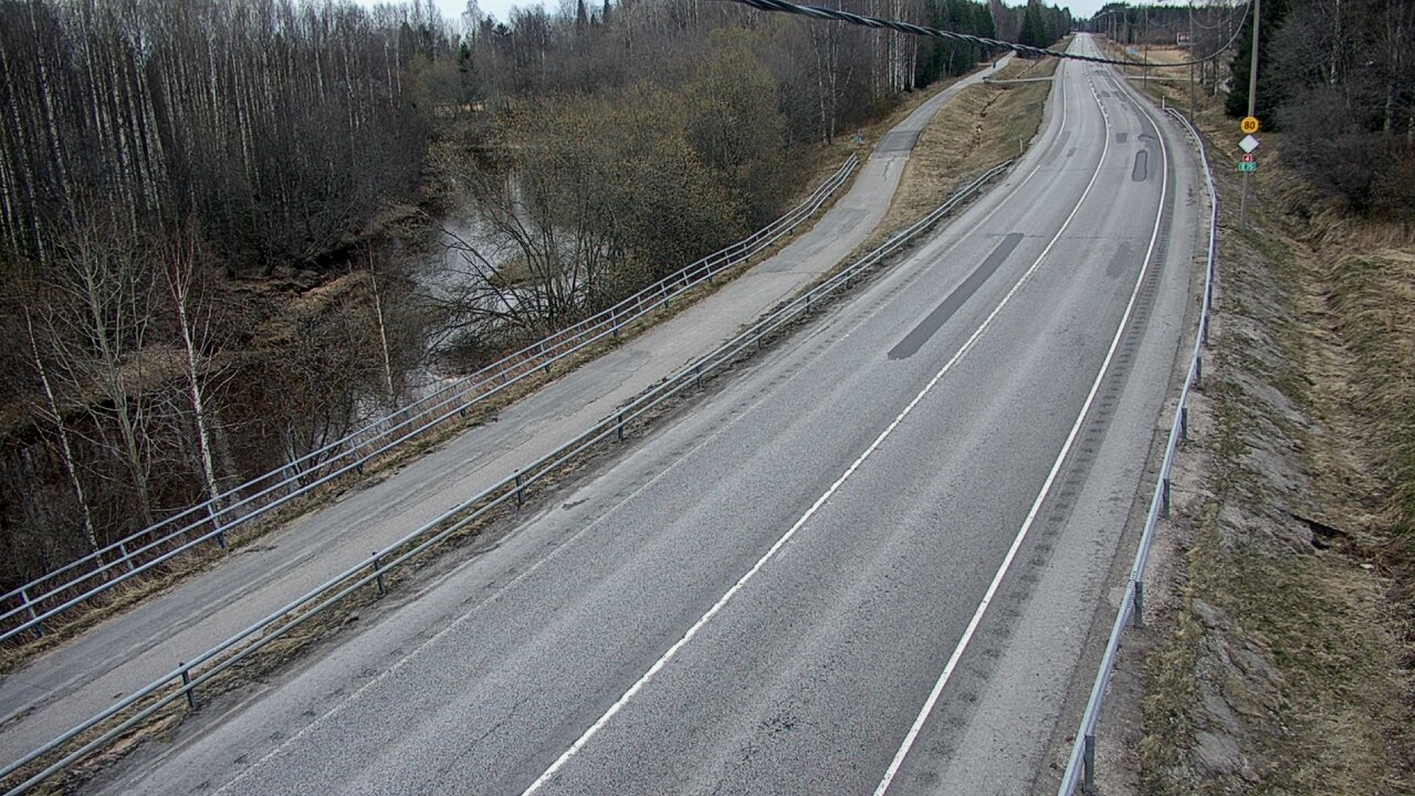 Weather Camera Image Väg 4 Liminka, Alatemmes, Liminka, Pohjois-Pohjanmaa
