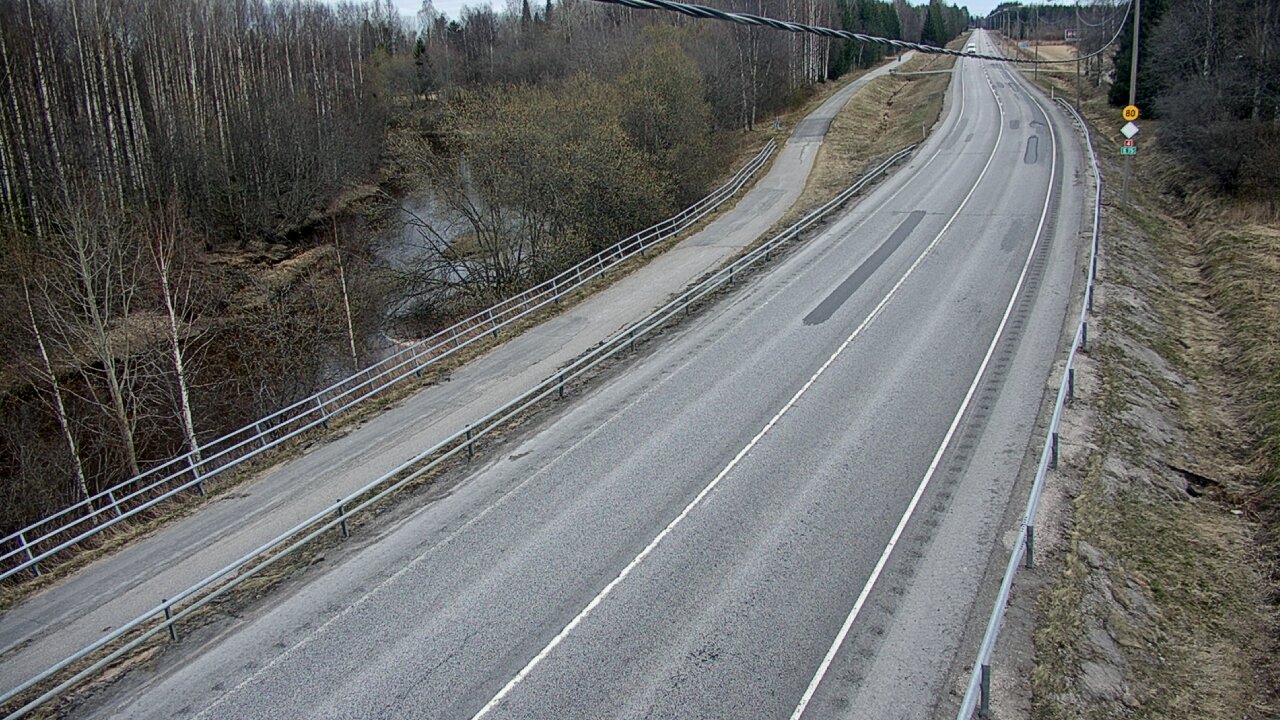 Weather Camera Image Väg 4 Liminka, Alatemmes, Liminka, Pohjois-Pohjanmaa