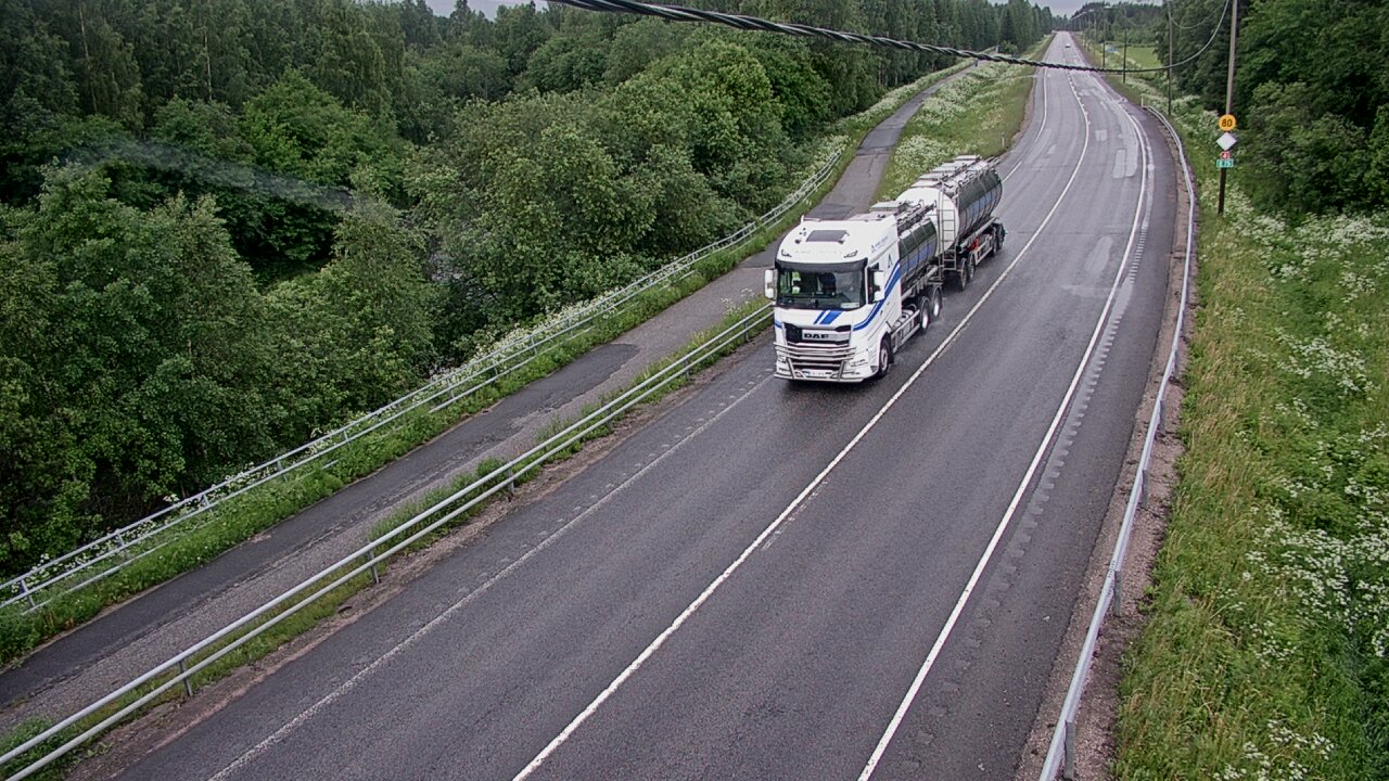 Weather Camera Image Väg 4 Liminka, Alatemmes, Liminka, Pohjois-Pohjanmaa