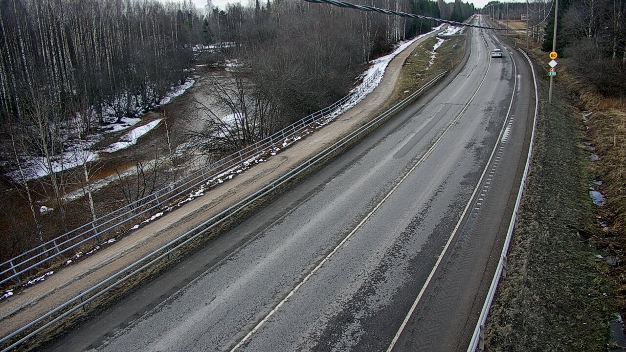 Weather Camera Image Väg 4 Liminka, Alatemmes, Liminka, Pohjois-Pohjanmaa