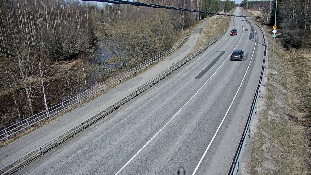 Weather Camera Image Väg 4 Liminka, Alatemmes, Liminka, Pohjois-Pohjanmaa