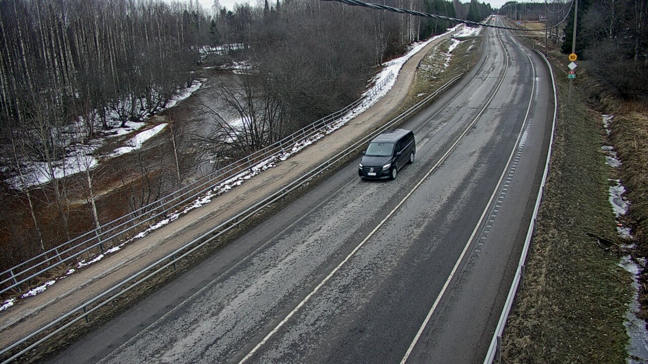 Weather Camera Image Road 4 Liminka, Alatemmes, Liminka, Pohjois-Pohjanmaa