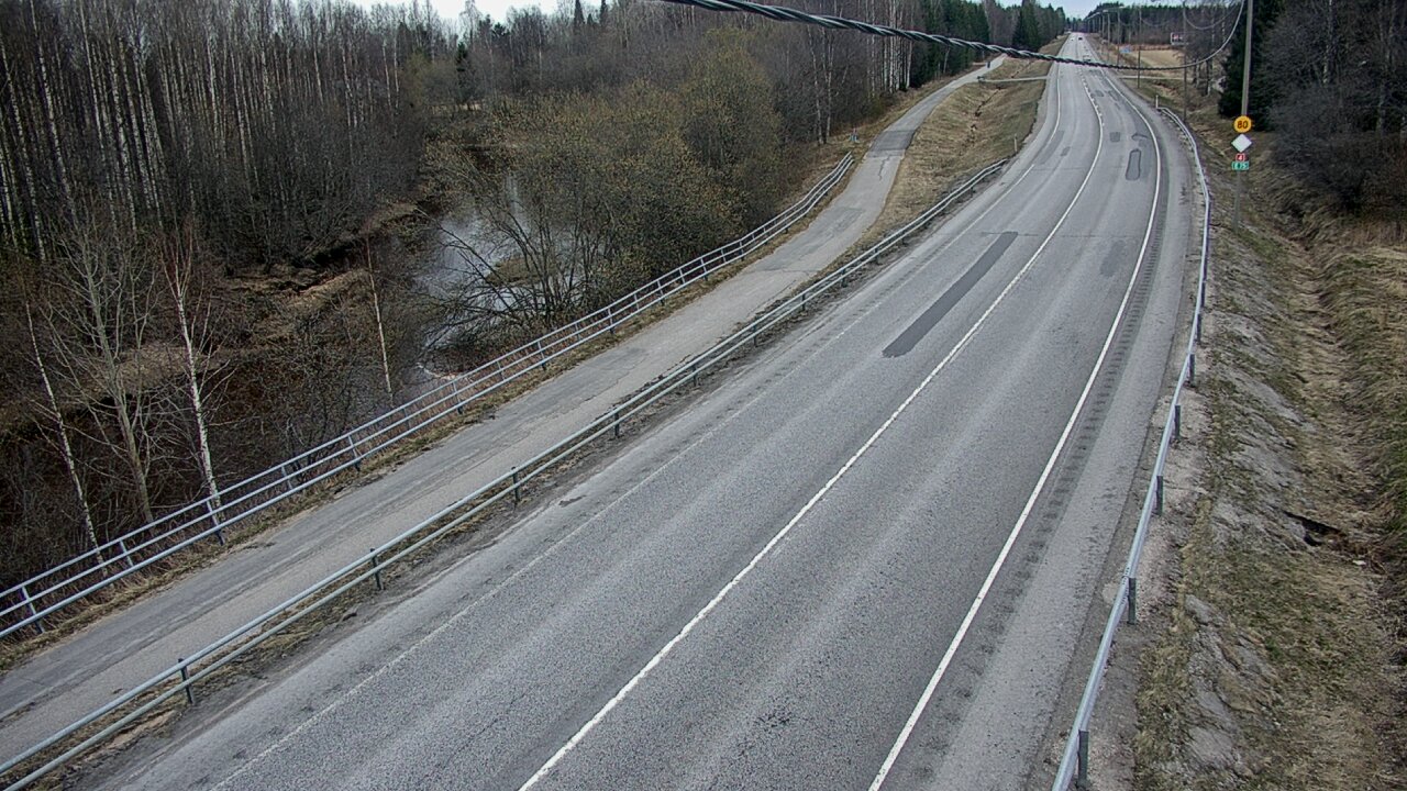 Weather Camera Image Väg 4 Liminka, Alatemmes, Liminka, Pohjois-Pohjanmaa